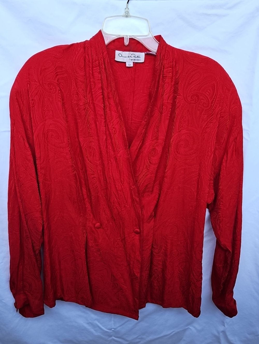 Oscar De La Renta Silk Blouse 12
